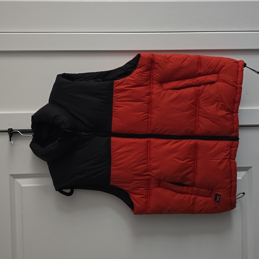 Black and Orange Zara Vest